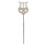 Silver Iron Marching Music Holder Lightweight Portable Type B 15
