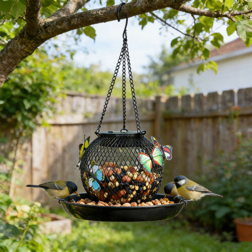 Solar-Schmetterlingsnetz, leichter Vogel-Attraktor, langlebig, 1