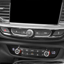 For Regal 2017 2018 2019 Car Center Control Multimedia Adjust CD Panel Cover Trim Frame Decor Sticker Accessories