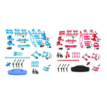Metal Modification Accessory Kit Suspension Arms Steering Knuckle Set for  TT02 TT-02 1/10 RC Car Upgrade Parts,1