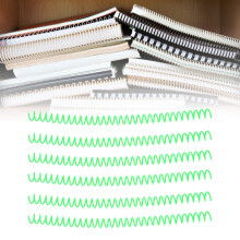 30 Holes Spiral Binding Coil 13mm Green Large Capacity Spine Comb 20PCS