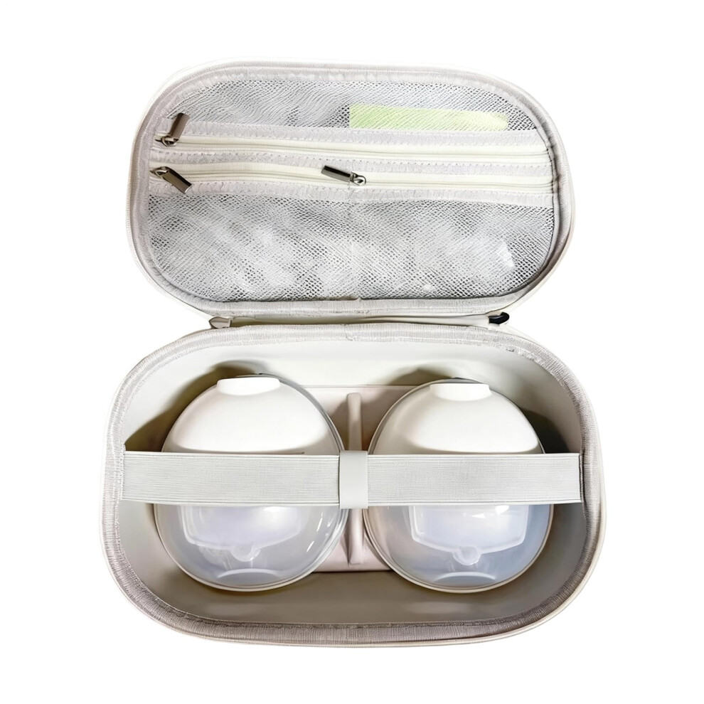 Lightweight Breast Pump Bag with Multiple Compartments for Travel and Working Moms, 235g Carrying Case