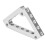 Aluminum Triangle Support Brackets 43mm x 43mm, M4 Thread 9