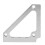 Aluminum Triangle Support Brackets 43mm x 43mm, M4 Thread 12