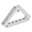 Aluminum Triangle Support Brackets 43mm x 43mm, M4 Thread 13