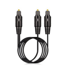 Digital Optical Audio Splitter 2 Way Toslink SPDIF Cable HiFi Transmission for TV Soundbar Receiver