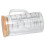600ml V-Shaped Nozzle Glass Measuring Cup with Bamboo Handle 13