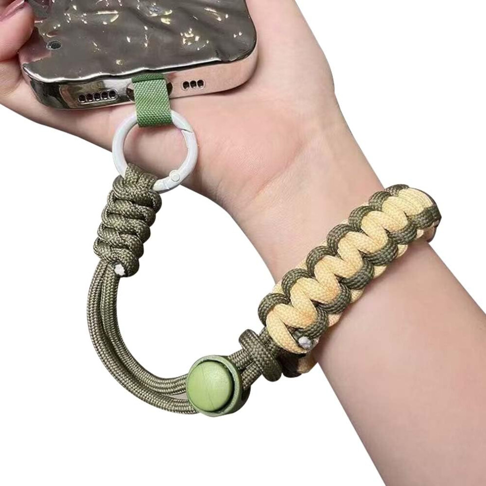Adjustable Army Phone Wrist Strap Lanyard For Secure Carry And Universal Compatibility Green 9092120720990