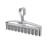 Multipurpose drehbarer Kleiderbügel 40,5x27,5cm Grau Weiß 2