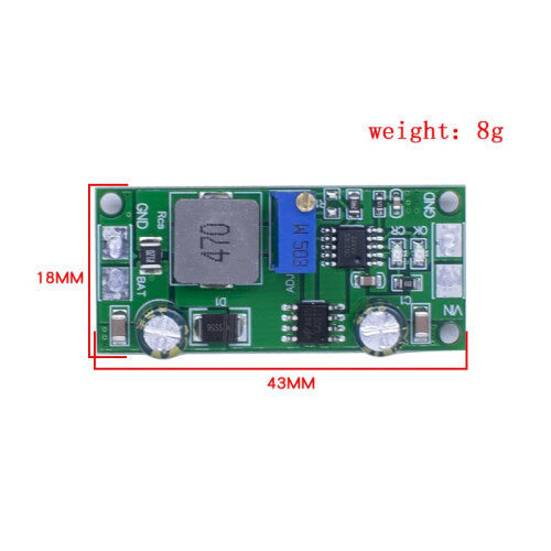 DCDC Step Up Converter 3.718.5V to 14.4V Lithium Battery Charging Module with Stable Voltage 1