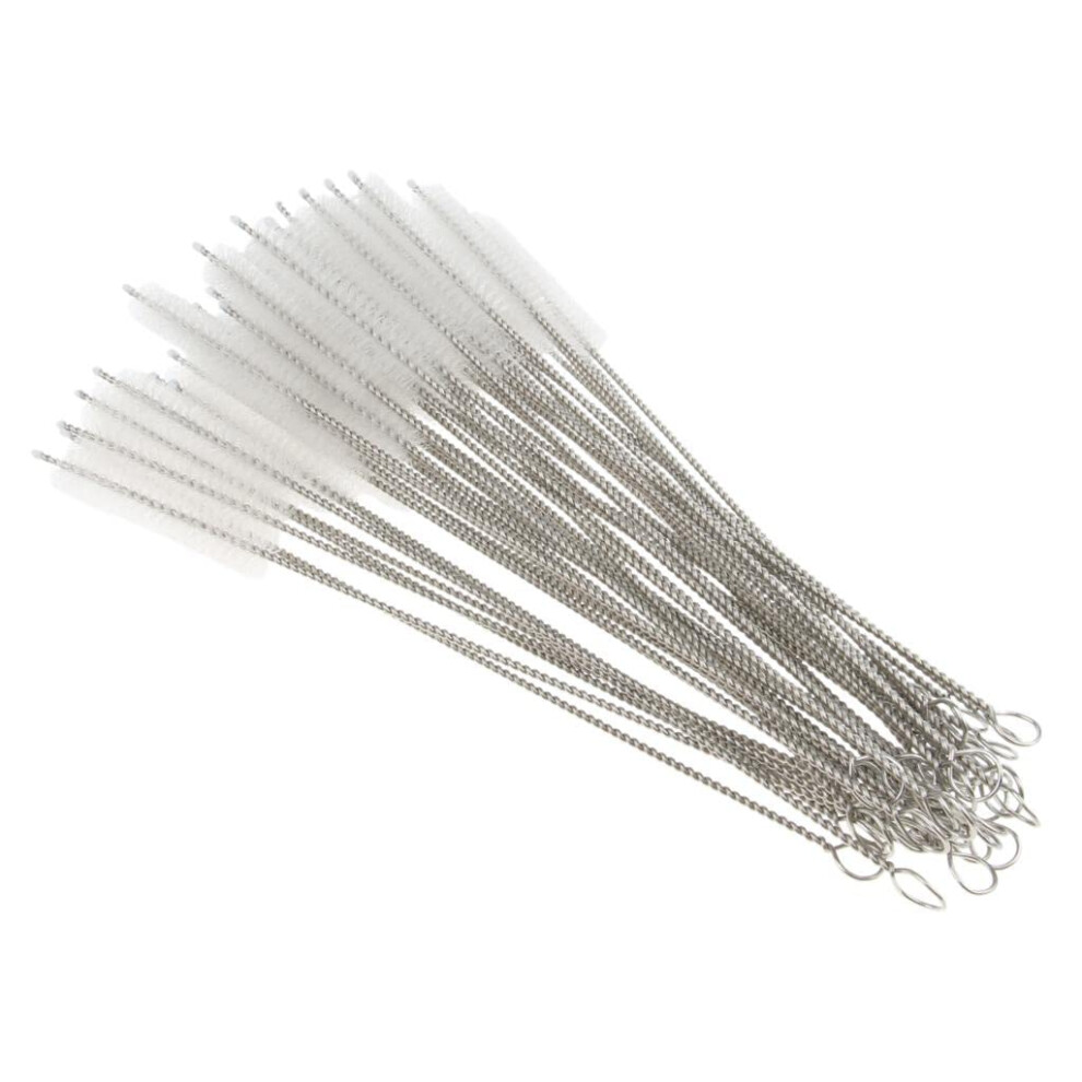 50 PCS Straw and Bottle Cleaning Brush Set, Reusable Deep Reach Cleaner for Baby Bottles, Sippy Cups and Tubes