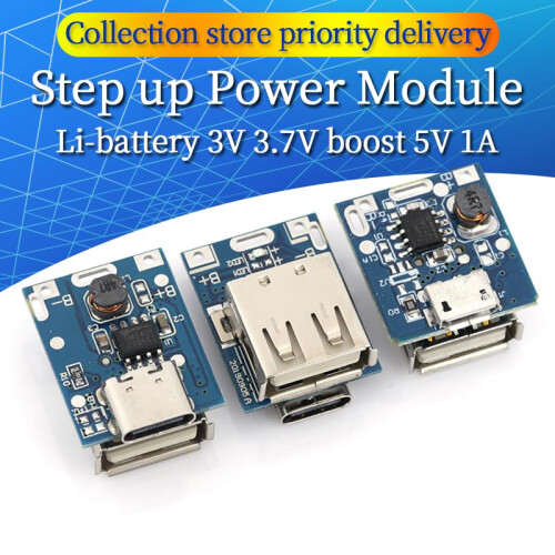 5V Boost Converter Lithium Battery Charging Module with Fast Protection Display USB 134N3P 2