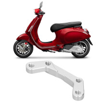 Motorcycle Brake Caliper Adapter for Vespa Sprint Primavera LX S 150 Silver