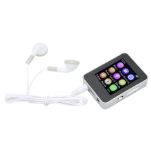 T7 1,8 Zoll MP4-Player 4GB Silber, Musik, FM-Radio & Aufnahme