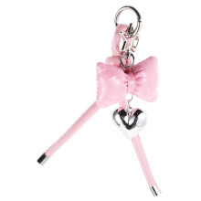 Pink Bow Phone Charm Keychain Pendant for Phone Case or Bag Decoration, Cute and Versatile Accessory