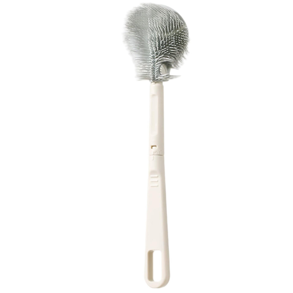 Bottle Cleaning Brush with 360 Rotating Head, Flexible Shaft, Removable Baby Bottle Cleaner, 9.5 Inch