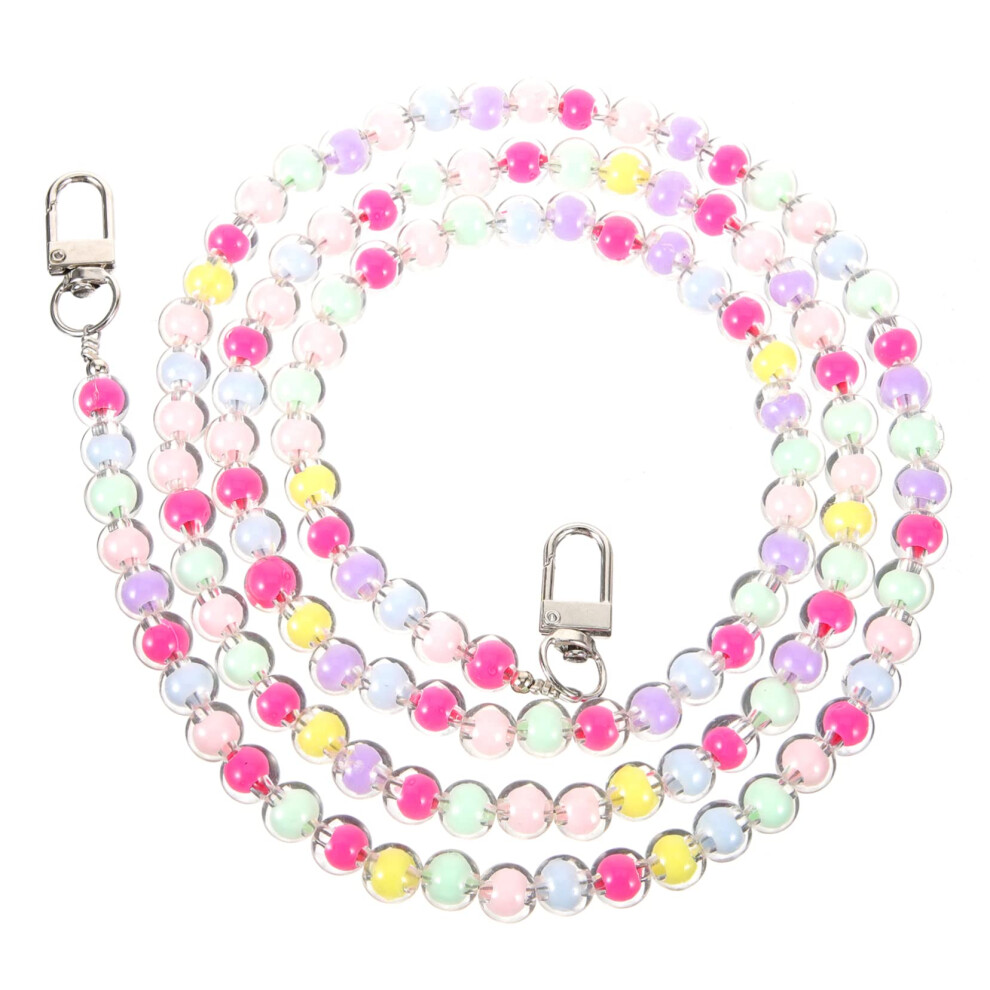 Beaded Phone Lanyard Wrist Strap With Keychain, Cute Decorative Charm, Dropprevention For Women 9455672223775