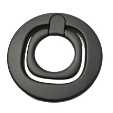 Metal Phone Ring Holder with Adjustable Kickstand Grip for Smartphones, Durable Foldable Design