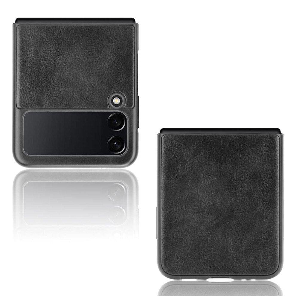 Slim Leather Cover Case With Comfortable Grip And Precise Cutouts For Samsung Galaxy Z Flip3 5G 9073542708490