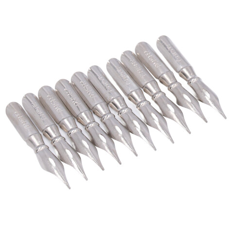 Calligraphy Nibs 10Pcs Fine Point Lightweight Art Tools for Comfortable Writing