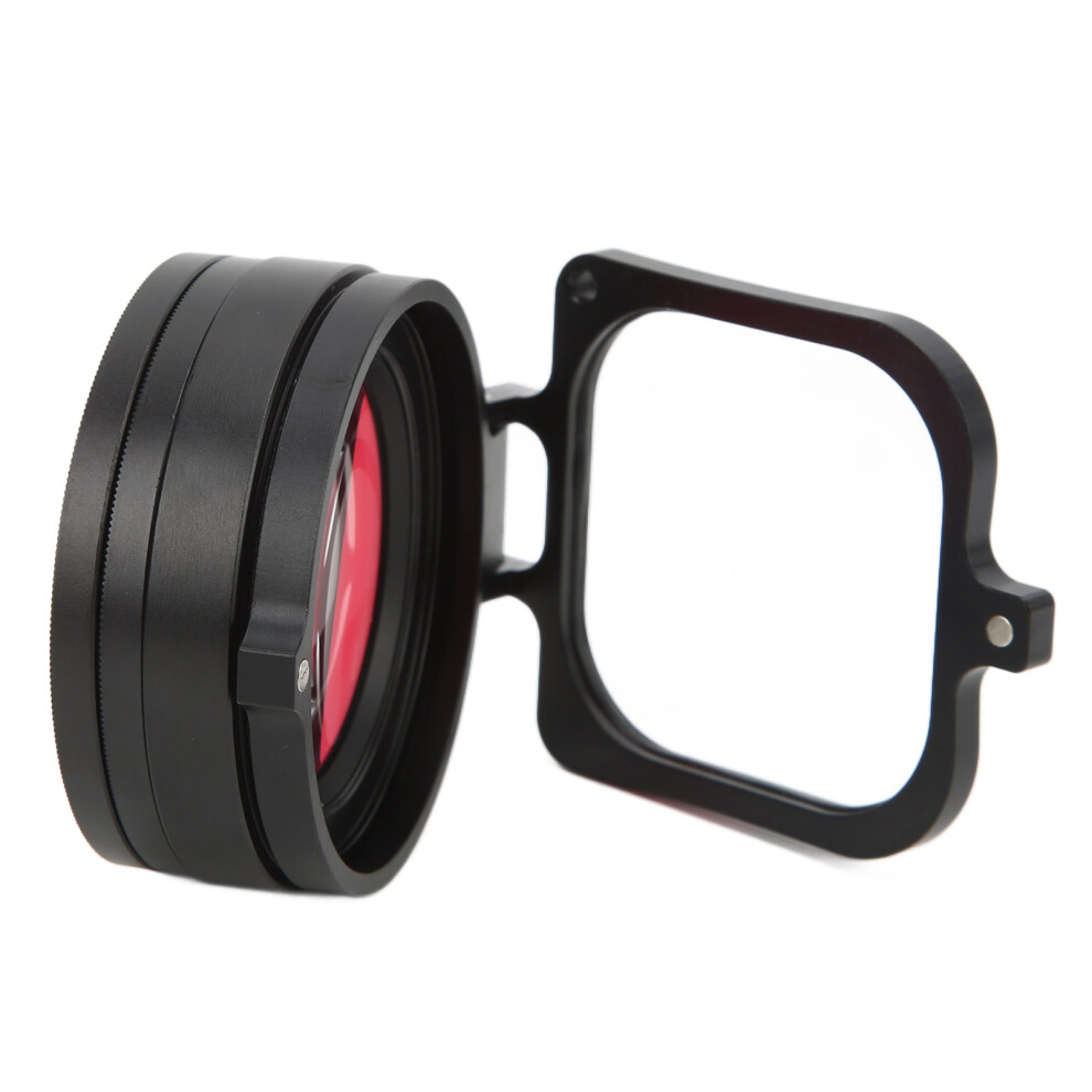 Gopro Hero 9 Macro Lens With 16X Hd Diving Filter & Lens Cap 58Mm Red/Purple 4341390596596