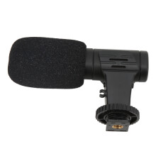 MIC 06 Mini-Mikrofon für Handys, 3,5 mm, Schwarz, 53 g