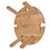 Mini Wooden Picnic Table for Wine 6