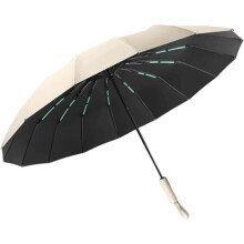 Automatic Folding Umbrella with AntiUV Black Coating, Windproof Compact Travel Sun Rain Use