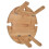 Mini Wooden Picnic Table for Wine 5