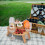 Foldable Picnic Wine Table for Outdoors 10