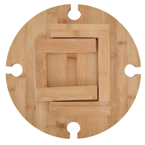 Mini Wooden Picnic Table for Wine 1