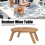 Mini Wooden Picnic Table for Wine 19