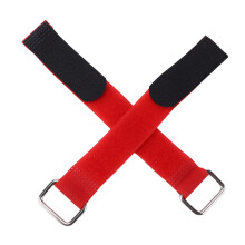 Fahrradbefestigungsriemen 2 Stück Nylon 20x200mm, verstellbarer elastischer Gürtel, rot, für Fahrräder