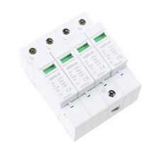 4 Pole AC Surge Protector 40kA SPD Surge Protective Device 275V DIN Rail Mounted for Three Phase 400V 440V