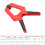 Heavy Duty Woodworking Spring Clamp 4in Engineering Plastic Backdrop Clips 4