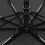 Automatic Open Close Compact Travel Umbrella, Windproof 8Rib, WaterRepellent Black Canopy 5