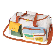 Sports Gym Bag Waterproof Duffle with Shoe Compartment for Travel Swimming and Vacation