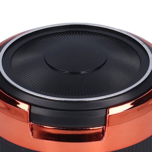 3W Luminous Car Ashtray with LED Light Lid, Fireproof, Orange 1