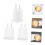 3pcs Light Socket Adapter E26 E27 Lamp Holder Converter for US Outlet Quick Plug Installation 5