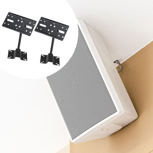 Adjustable Long Speaker Mount Brackets with Extended Reach Heavy Duty Wall Support 15kg 2 Pack 1