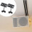 Adjustable Long Speaker Mount Brackets with Extended Reach Heavy Duty Wall Support 15kg 2 Pack 3