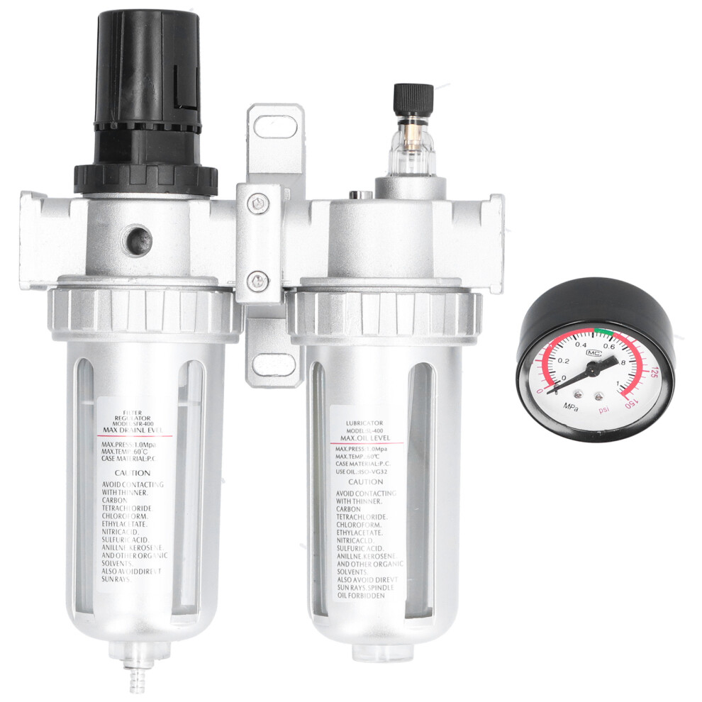 Sfc400 Aluminum Alloy Air Filter Pressure Regulator Kit, 1.5Mpa 7891390598085