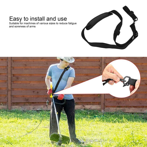 Universal Black Nylon Strap with Shoulder Pad 2