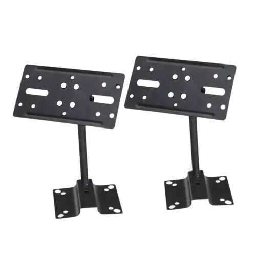 Adjustable Long Speaker Mount Brackets with Extended Reach Heavy Duty Wall Support 15kg 2 Pack