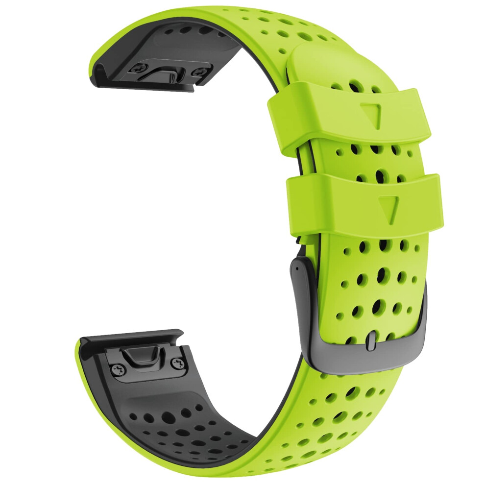 Silicone Quick Release Watch Band 22Mm Waterproof Strap For Garmin Fenix 7 7X 6X 5X Epix 9092120723533