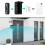 Adjustable Video Doorbell Mount with Precise Angle Adjustment for Inward Opening Doors, Black 2