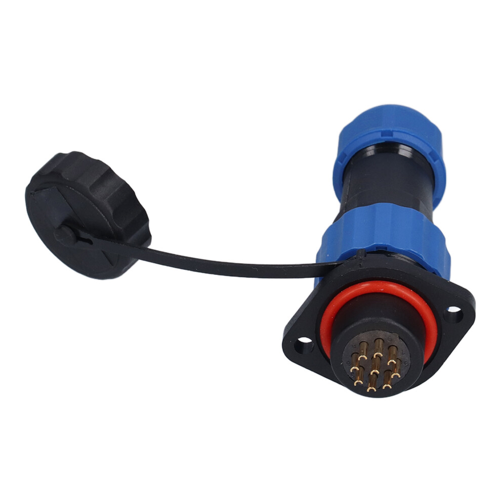Sp16 Flange Waterproof Aviation Plug Ip68 Male & Female - 9 Cores, 16Mm 4631390598417