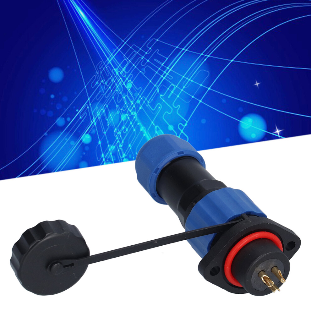 Sp16 Waterproof Aviation Plug Socket Ip68 3-Core 16Mm Threaded Connector 7641390598741