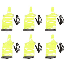 6X Universal Waterproof Sets/Holster Case Holder for Walkie Talkie Ham Radio Transceiver J6309G