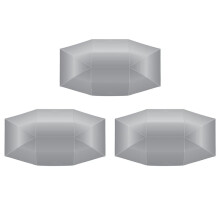3X Universal Auto Sonnen Schutz Regen Schirm Abdeckung Zelt Tuch Uv Schutz Wasserdicht 4,2 X 2,1 M Silber